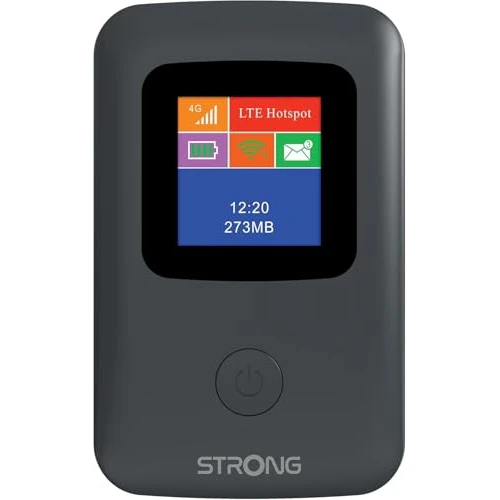 Offerta a tempo: Strong 4GMIFI150 Mobil 4G router, wifi 150 (Con display) - 36% da 54.90 € a 34.90 €