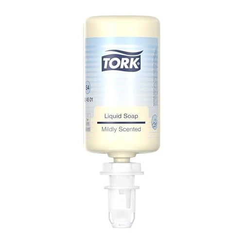 Offre limitée : Tork Savon liquide Mains - Senteur douce S4, parfum frais, 1000 ml, 424501 de 16.05 EUR à 16.05 EUR (remise 0%)