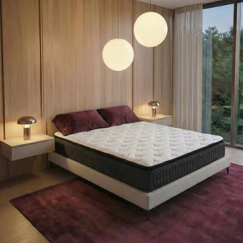 Colchón Memory Pillow Top 26 cm Matrimonio 160 x 190 | Super Memory + muelles embolsados Zonas diferenciadas | Dispositivo médico Ultra ortopédico | Made in Italy