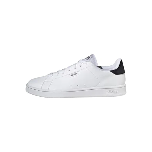 Adidas Uomo Urban Court Shoes, Ftwr White/Ftwr White/Core Black, 40 2/3 EU