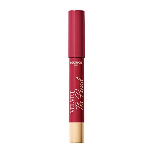 Offerta a tempo: Bourjois, Velvet the Pencil, Rossetto Twistable Vellutato, Formula Transferproof, 08 Rouge Di-vin - 32% da 11.17 € a 7.64 €