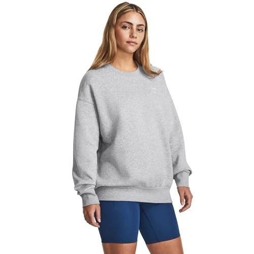 Offre limitée : Under Armour UA Icon Fleece OS Crew - Mod Gray Light Heather/White - XL, Mod Gray Light Heather/Blanc, XL de 55.00 € à 27.97 € (49% de remise)