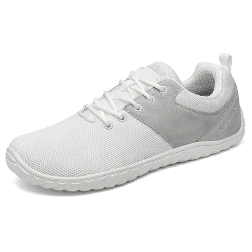 Oferta limitowana: SAGUARO Unisex Buty do chodzenia boso Wish Ⅰ - Leśne buty do chodzenia boso z szerokimi palcami i podeszwą zero-drop, rozmiar 36-48, biały, 40 EU z 225.21 zł na 225.21 zł (oszczędź 0.00%)