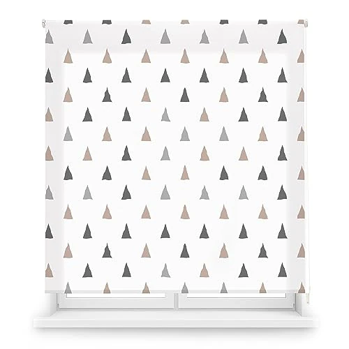 Blindecor Ara Montaña | Estor Enrollable Estampado Con Tejido translúcido - 90 x 180 cm (Ancho por Alto) | Tamaño aproximado de la Tela 87 x 175 cm | Estores para Ventanas