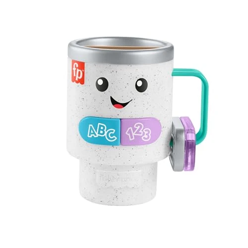 Offerta a tempo: Fisher-Price Ridi e impara Svegliati e impara Tazza da caffè, Versione Tedesca, Inglesa, Francesa, HXF49 - 15% da 14.97 € a 12.74 €