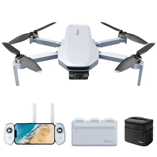 Oferta ograniczona: Potensic Dron GPS ATOM z gimbalem, dron z kamerą i wideo 4K UHD, poniżej 249 g, czas lotu 96 min, transmisja FPV 6KM, silnik bezszczotkowy, szybkie zdjęcia/śledzenie wizualne/RTH dla początkujących z 1699.99 EUR na 1699.99 EUR (znizka 0%)