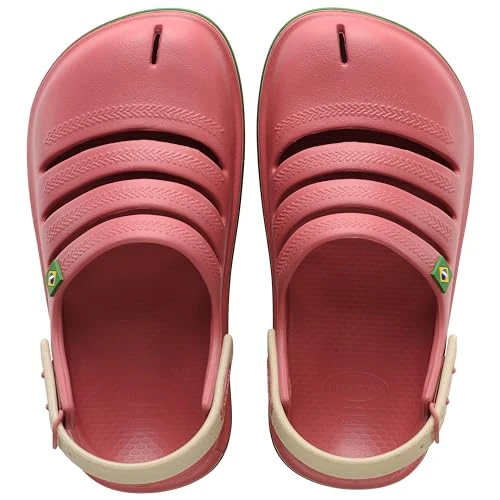 Havaianas Kids Clog Brasil, Clogs Unisex Kids, Pau Brasil, 1/1.5 UK Child