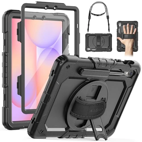 Zeitlich begrenztes Angebot: SEYMAC Hülle für Samsung Galaxy Tab S10 Lite/S10 FE/S9 FE 10,9"/S9, Schwarz von 29.99 € auf 25.19 € (16% Rabatt)