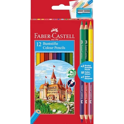 Offerta a tempo: Faber-Castell 110312 Matita Colorata, 12 Pezzi - 91.18% da 24.94 € a 2.20 €