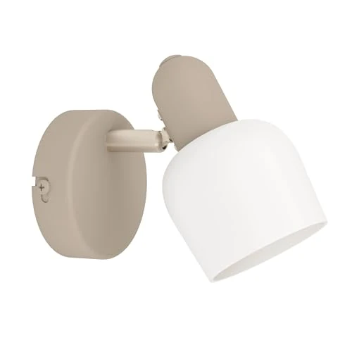 Offerta a tempo: Eglo Lampada da parete per interni Corato, con faretto mobile, in metallo - 0.00% da 17.99 € a 17.99 €