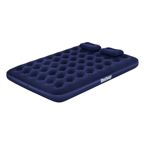 Offre limitée : Matelas Gonflable Camping Bestway 2 Places 2,03 m x 1,52 m x 22 cm avec Pompe à Main Externe Air Hammer™ et 2 oreillers gonflables indépendants de 29.95 € à 27.99 € (7% de remise)