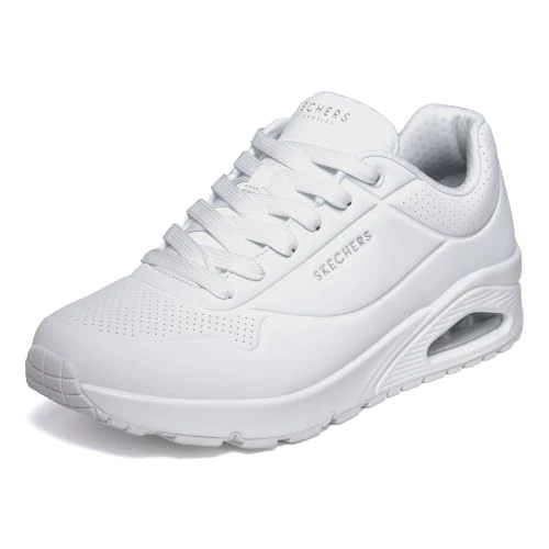 Oferta limitada: Skechers Uno Stand on AirSneaker para Hombre, Malla Durabuck Blanca, 10 UK Wide de 79.95 € a 79.95 € (ahorro 0.00%)