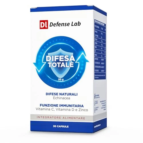 Offre limitee: TOTAL DEFENSE, Immunité Adulte, Complément Alimentaire Defense Immunitaire avec Échinacée, Lactoferrine, Betaglucans, Zinc, Vitamines et Probiotiques, Principes Actifs évalués dans 23 000 études de 17.95 EUR a 13.95 EUR (economie 22%)