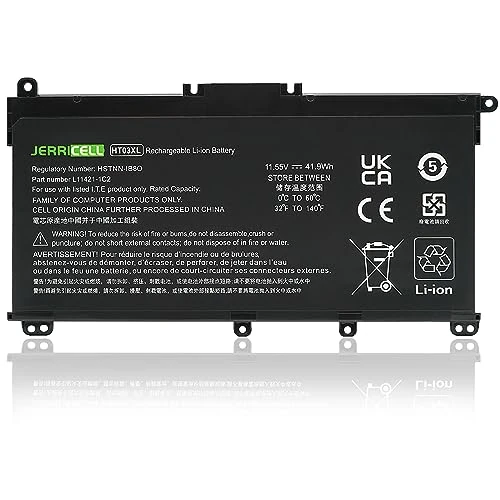 Offre limitée : HT03XL HTO3XL L11119-855 Batterie pour Ordinateur Portable HP Pavilion 250 G7 255 G7 14-CE 14-CF 14-CK 14-CM 14S-CF 15-CS 15-CW 15-DA 15-CR 15-CU 17-by 340 G5 348 G5 L11421-542 HSTNN-LB8M de 41.96 EUR à 39.44 EUR (remise 6%)