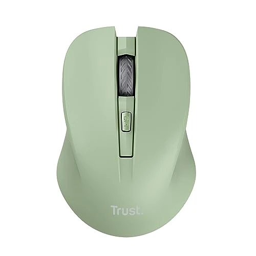 Offre limitée : Trust Mydo Souris sans Fil Silencieuse, 82% Plastiques Recyclés 1000-1800 DPI, Récepteur USB Stockable, RF 2.4GHz, pour Gauchers et Droitiers, Mouse pour PC, Ordinateur Portable, Mac - Vert de 17.99 € à 12.99 € (28% de remise)