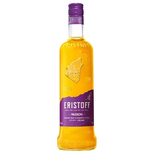 ​ERISTOFF Vodka Passion, 18 % vol., 70 cl / 700 ml, boisson alcoolisée à base de Vodka aromatisée Fruit de la Passion