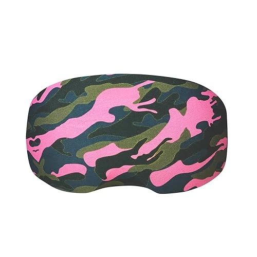 Coolcasc® Coolmasc Camouflage - Skibrillenschutz Überzug – Elastische Schutz-Hülle aus Lycra für Skibrillen, Kratzschutz und Staubschutz, praktisches ski gadgets für Wintersportene