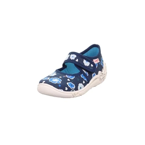 Superfit Belinda Pantoufles, Bleu Multicolore 8040, 28 EU Large