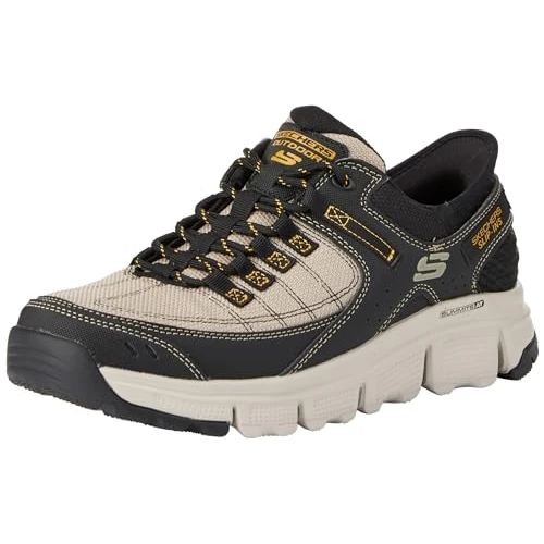 Zeitlich begrenztes Angebot: Skechers Herren Summits at Hands Free Slip-in Sneaker, Taupe/Schwarz, 39 EU Weit von 77.52 € auf 77.52 € (0.00% Rabatt)