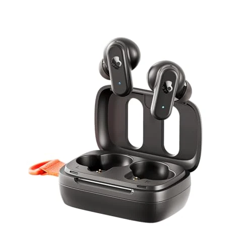 Offerta a tempo: Skullcandy Dime 3 Wireless Earbuds, Bluetooth Headphones, Noise Isolating Fit, Up to 20 Hours Battery, Microphone for iPhone Android, Easy Carry with Integrated Lanyard - True Black - 38% da 39.99 € a 24.99 €