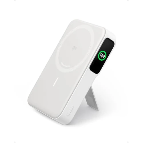 Oferta limitowana: Anker MagGo Power Bank, ultraszybka przenośna ładowarka 15 W kompatybilna z MagSafe, akumulator 10 000 mAh ze składaną podstawką, tylko do iPhone'a 16/15/18/ z 399.00 zł na 199.00 zł (oszczędź 50.13%)