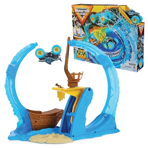Oferta limitada: Monster Jam, Megalodon Loop of Doom Stunt Playset con Exclusivo camión Monstruo Fundido a Escala 1:64, Juguetes para niños de 3 años en adelante de 21.24 € a 21.24 € (ahorro 0.00%)