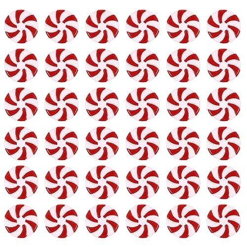 Offerta a tempo: VALICLUD Decorazioni Rosse Caramelle 50Pcs Simulazione Di Natale Bastoncino Di Zucchero Decorazioni Natalizie Albero Di Natale Appeso Ornamenti Pendenti Fai Te Rosso Decorazioni Bianche - 18% da 15.09 € a 12.39 €