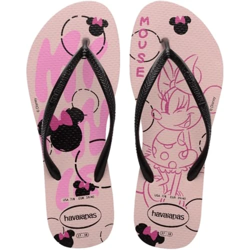 Offre limitée : Havaianas Slim Disney Femme FlipFlop Peony Rose 37 EU de 32.00 € à 27.20 € (15% de remise)