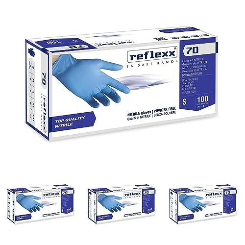 Offerta a tempo: Reflexx R70 / XL Guanti senza nitrili in polvere, X-Large, azzurro, confezione da 400 - 0% da 39.88 € a 39.88 €