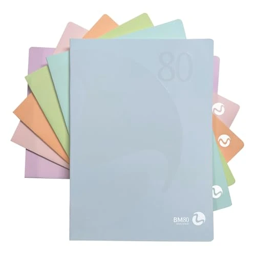 Offerta a tempo: BM BeMore – Color 80 Pastello – 0121005 – Quaderno Formato A4 – Rigatura Q – Quadretti — 21% da 18,00 € a 14,26 €