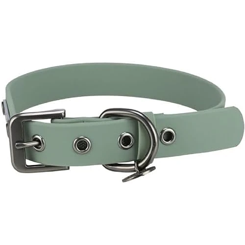 Zeitlich begrenztes Angebot: Trixie Hunde-Halsband CityStyle L: Halsumfang 45-52cm/25mm Salbei - Hochwertiges PVC Halsband für große Hunde, verstellbar, wasserabweisend & abwischbar, 1971719 von 10.99 € auf 10.99 € (0.00% Rabatt)
