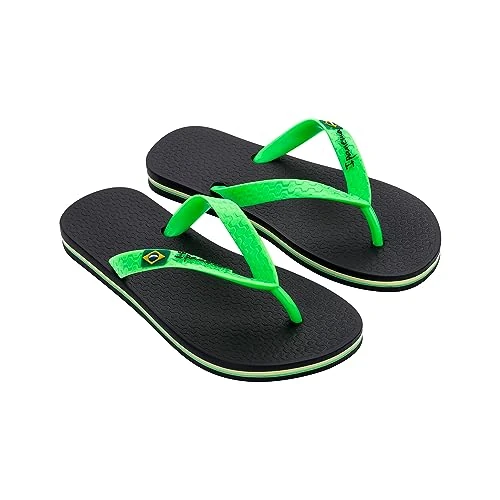 Offre limitée : Ipanema CLAS Brasil II Kids Tongues, Noir/Vert, 38 EU de 17.12 € à 17.12 € (0.00% de remise)