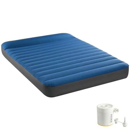 Limited-time offer: Intex Full Dura-Beam Premaire Camping Mattress w/ USB150, Inflated Size: 1.37m x 1.91m x 22cm (64012) from 55.14 GBP to 55.14 GBP (save 0%)