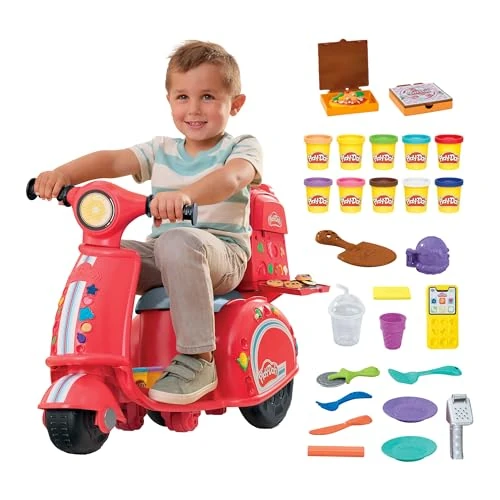 Oferta ograniczona: Play-Doh Zestaw do zabawy Skuter do rozwożenia pizzy z ciastoliną Play-Doh, plastyczne zabawy dla dzieci z 34.53 EUR na 27.60 EUR (znizka 20%)