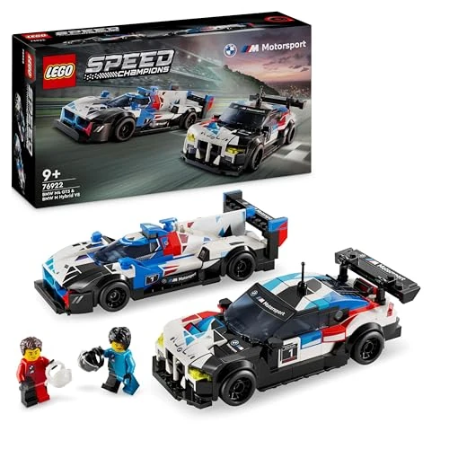 Offre limitée : LEGO Speed Champions Voitures de Course BMW M4 GT3 et BMW M Hybrid V8, Véhicules Jouet pour Enfants, 2 Modèles à Construire, 2 Figurines de Pilotes, Idée Cadeau pour Garçons et Filles Dès 9 Ans 76922 de 35.62 EUR à 35.62 EUR (remise 0%)