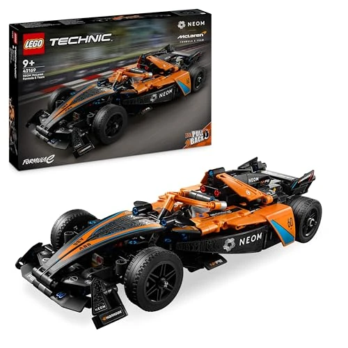 Offre limitée : LEGO Technic NEOM McLaren Formula E Race Car, Voiture Jouet pour Enfants dès 9 Ans, Garçons et Filles, Set de Construction de Voiture à Rétrofriction, Décoration Chambre d'enfant, Idée Cadeau 42169 de 52.80 EUR à 46.99 EUR (remise 11%)