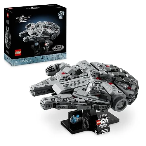 Tijdelijke aanbieding: LEGO Star Wars: A New Hope Millennium Falcon 25e Jubilieum Ruimteschip Bouwpakket voor Volwassenen, Creatieve Hobby en Decoratie, Beroemd Voertuig om te Verzamelen, Cadeau voor Vaderdag 75375 van 84.99 EUR naar 69.99 EUR (korting 18%)