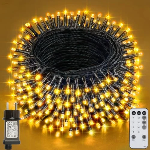 Oferta limitada: Realky Luces de Navidad, 38.2M 320 LED Luces de Arbol de Navidad, 8 Modos con Función de Memoria y Control Remoto Luz Cadena Ligera para Jardín, Balcón, Interior, Boda, Fiesta - Blanco Cálido de 22.99 EUR a 22.99 EUR (ahorro 0%)