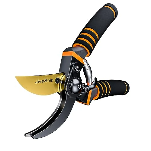 Offerta a tempo: JiveSnip Forbici da Giardino Premium in Titanio - Cesoie Bypass Professionali per Piante, Siepi e Fiori - 26% da 15.99 € a 11.86 €