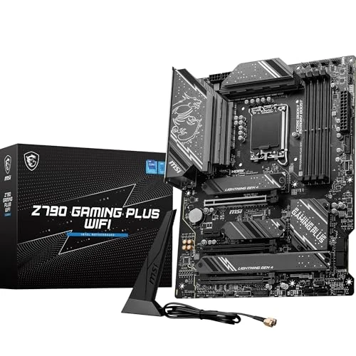 Begrenztes Angebot: MSI Z790 GAMING PLUS WIFI Mainboard, ATX - Unterstützt Intel Core Prozessoren der 12., 13. und 14. Gen, LGA 1700 - DDR5 Memory Boost 7200+MHz/OC, 1 x PCIe 5.0 x16, 4 x M.2 Gen4, 2.5G LAN, Wi-Fi 6E von 195.59 EUR auf 181.90 EUR (Rabatt 7%)