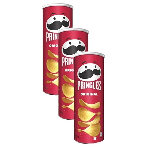 Pringles Original Patatine Snack Salato,175 g, Confezione singola (Confezione da 3)