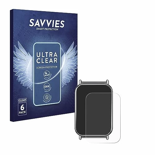 Oferta limitada: savvies Protector Pantalla para Xiaomi Mi Band 8 Pro 6 Unidades - Película Ultra Transparente de 3.38 EUR a 3.38 EUR (ahorro 0%)