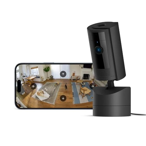 Beperkte aanbieding: Draai- en kantelbare binnencamera (Ring Pan-Tilt Indoor Camera) | Beveiligingscamera voor huisdieren met stekkeraansluiting | 360° draaibaar, 169° kantelbaar | Handmatig privacykapje van 69.99 EUR naar 69.99 EUR (besparing 0%)