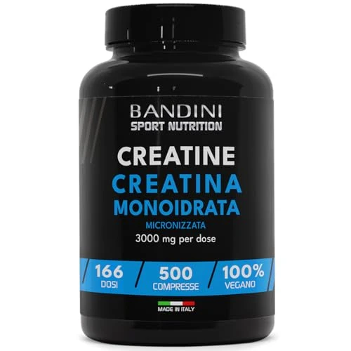 Offerta a tempo: Bandini® Creatina Monoidrata Micronizzata 500 Compresse da 3000mg per dose — 5% da 34,90 € a 33,15 €