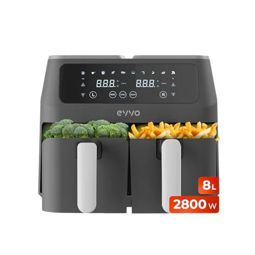 Limited offer: EVVO Tasty Fryer Oil-Free 1500W Dual Cyclone Technology Multi-Function Up to 200° (8 Litre Dual Resistant) from 112.90 EUR to 74.90 EUR (save 34%)