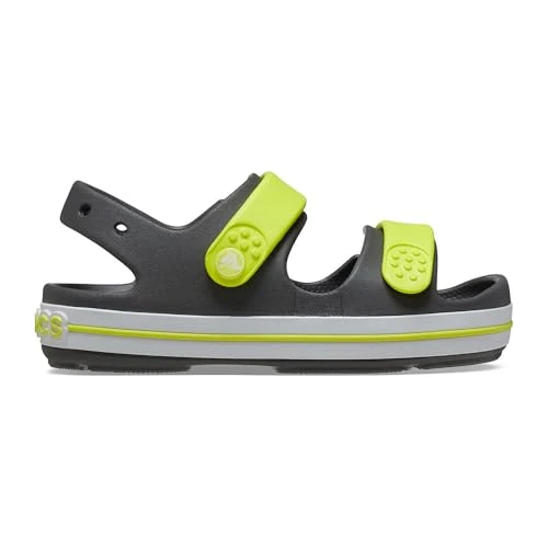 Oferta limitada: Crocs Crocband Cruiser Sandal K, Sandalias Unisex niños, Slate Grey Acidity, 32/33 EU de 39.99 EUR a 23.99 EUR (ahorro 40%)