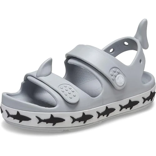 Oferta limitowana: CROCS Crocband Cruiser Shark Sandal T Uniseks - dzieci Sandał, Light Grey, 20-21 z 159.90 zł na 159.90 zł (oszczędź 0.00%)
