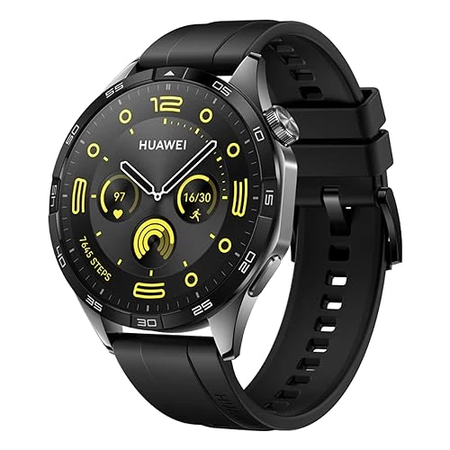 HUAWEI Watch GT 4 46mm Smartwatch, 14 dagen maximale gebruiksduur batterij, Compatibel met Android- en iOS-apparaten, Gezondheidsmanagement, SPo2, Mode Smartwatch, Nederlandse versie, Black