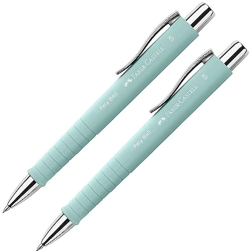 Oferta limitada: Faber-Castell 205091 - Bolígrafo Poly Ball caribic azul, 2 piezas, con recambio XB reemplazable, a prueba de documentos de 10.79 EUR a 10.79 EUR (ahorro 0%)