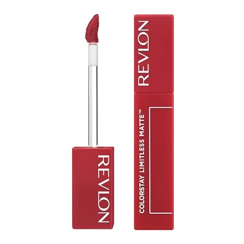 Offerta a tempo: Revlon ColorStay Limitless Matte Liquid Lipstick, Rossetto Liquido Opaco, Arricchito con Triplo Acido Ialuronico, Formula 100% Vegana, Ultra Resistente, Dream Job 014, 5 ml - 3% da 15.90 € a 15.40 €